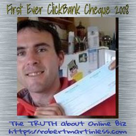 first cheque from wealthy affiliate cheque from clickbank