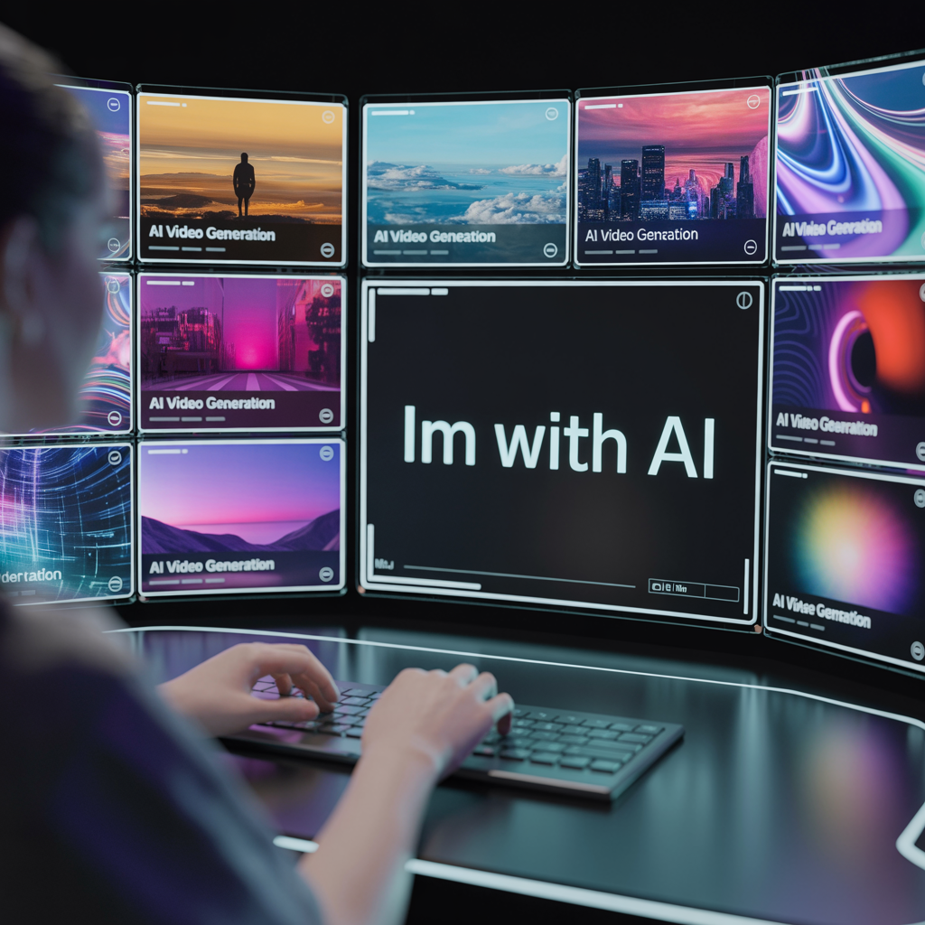 create multiple stile videos with jogg ai on different screens