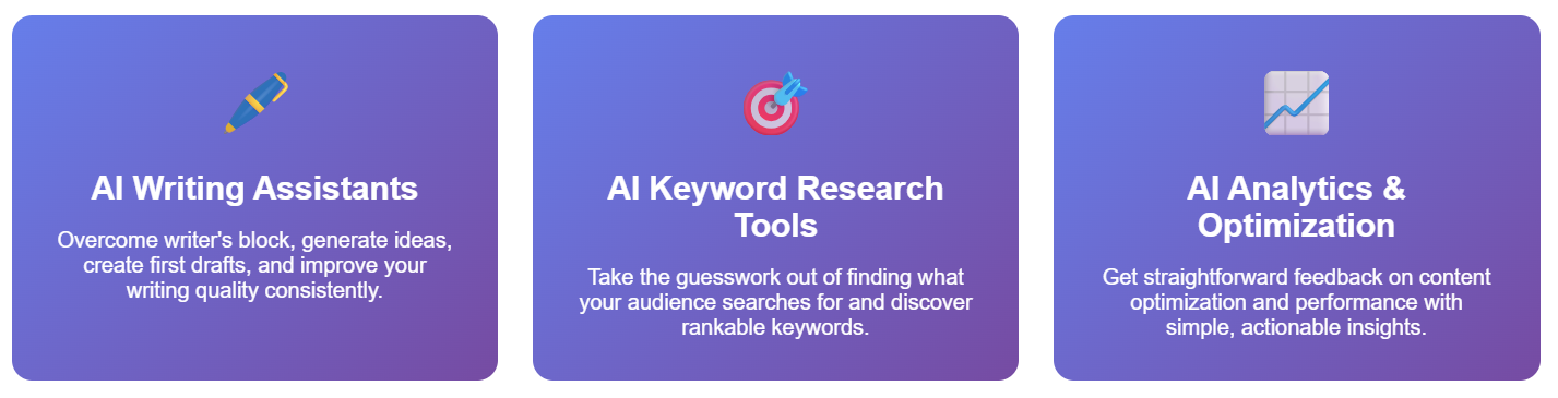 showing the top 3 tools best used with ai for affiliate marketing beginners